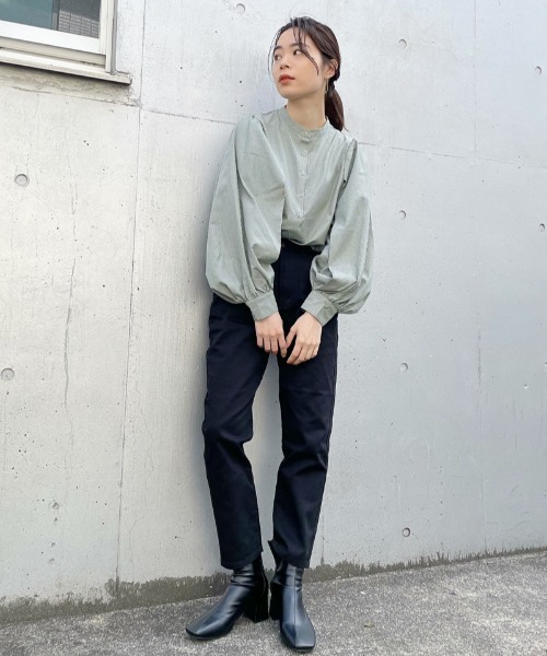 「Kastane」 長袖ブラウス FREE グリーン レディース_画像2