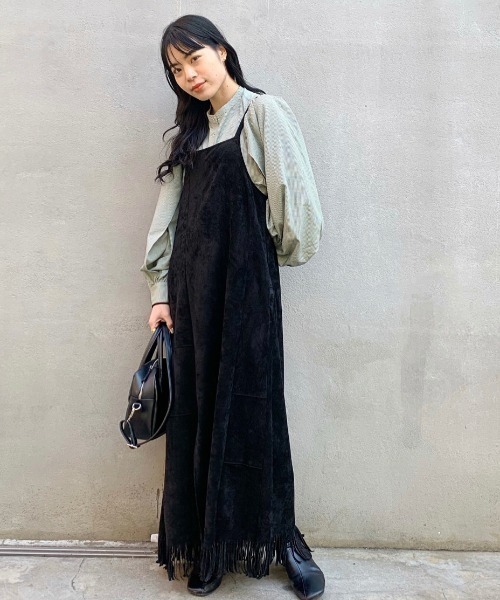 「Kastane」 長袖ブラウス FREE グリーン レディース_画像4