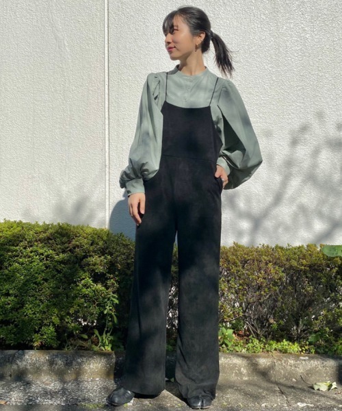 「Kastane」 長袖ブラウス FREE グリーン レディース_画像9