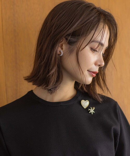 「組曲」 セットアップ 3 ブラック レディース
