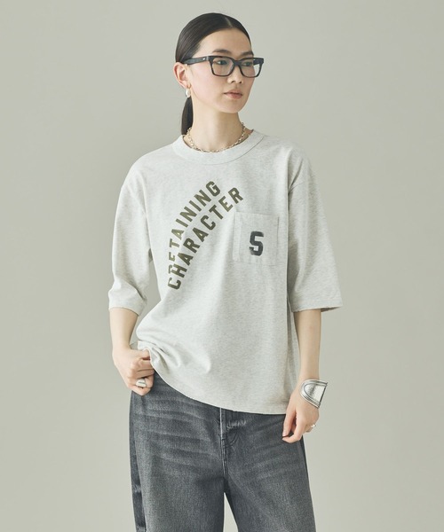 tシャツ Curensology(カレンソロジー)/「UNIVERSAL OVERALL」別注ポケットＴシャツ レディースの画像