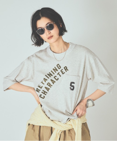 tシャツ Curensology(カレンソロジー)/「UNIVERSAL OVERALL」別注ポケットＴシャツ レディースの画像