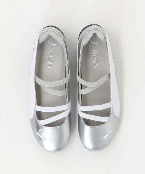 スニーカー 「PUMA」スピードキャット バレエ メタリック スニーカー レディースの画像