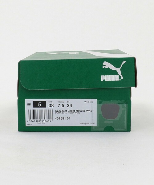 スニーカー 「PUMA」スピードキャット バレエ メタリック スニーカー レディースの画像