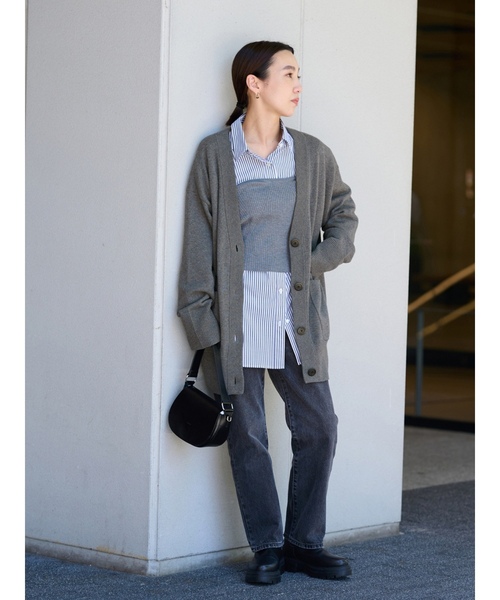 追加》コットンカシミヤビッグカーディガン JOURNAL STANDARD