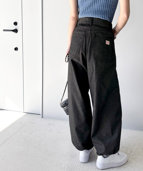 「Java」 デニムパンツ SMALL ブラック レディース_画像5