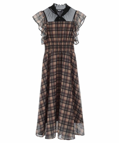 「31 Sons de mode」 半袖ワンピース 36 クリーム レディース_画像8