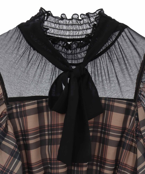 「31 Sons de mode」 半袖ワンピース 36 クリーム レディース_画像9
