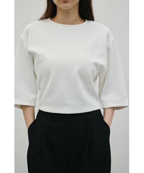 tシャツ ダンボールカットフォルムトップ レディースの画像