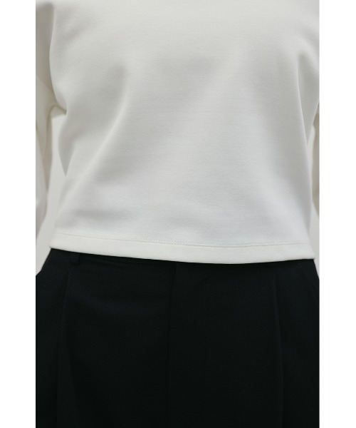 tシャツ ダンボールカットフォルムトップ レディースの画像