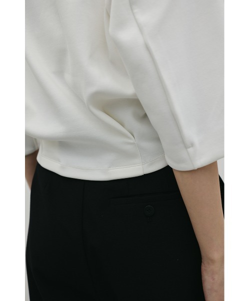 tシャツ ダンボールカットフォルムトップ レディースの画像