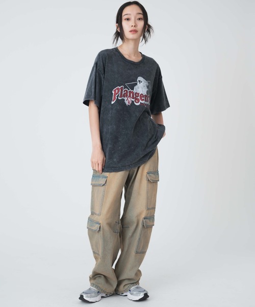 「WEGO」 デニムパンツ SMALL ブルー レディース_画像3