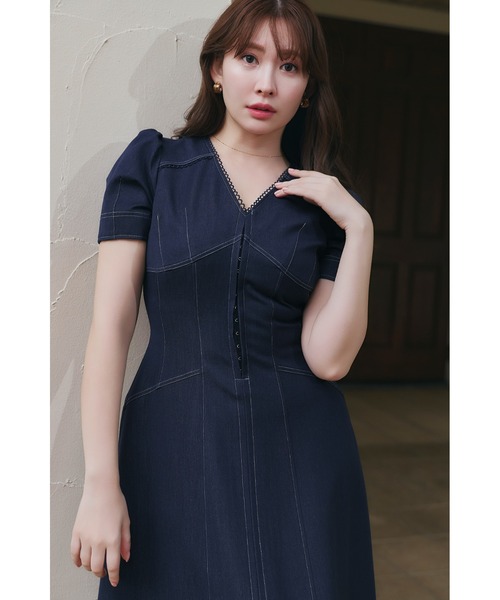 Her lip to ワンピース Nerea Denim Dress : ZOZOTOWN Yahoo!店 - 通販
