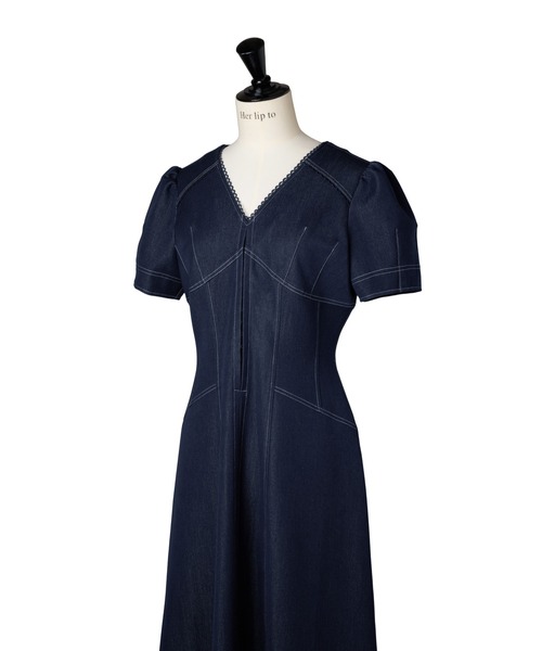 ワンピース Nerea Denim Dressの画像