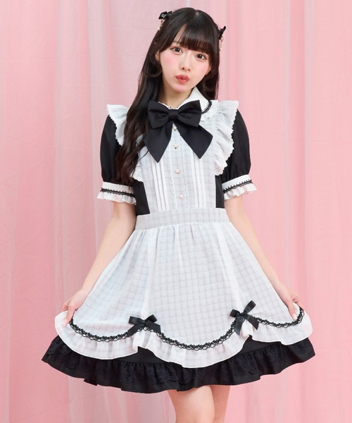 Secret Honey（シークレットハニー） ワンピース 夏 半袖 半袖エプロン