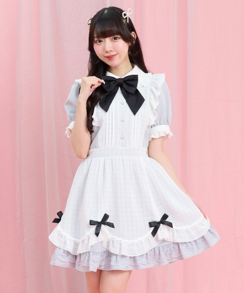 Secret Honey（シークレットハニー） ワンピース 夏 半袖 半袖エプロン