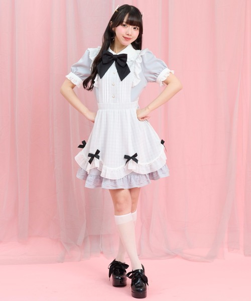 Secret Honey（シークレットハニー） ワンピース 半袖エプロン切替