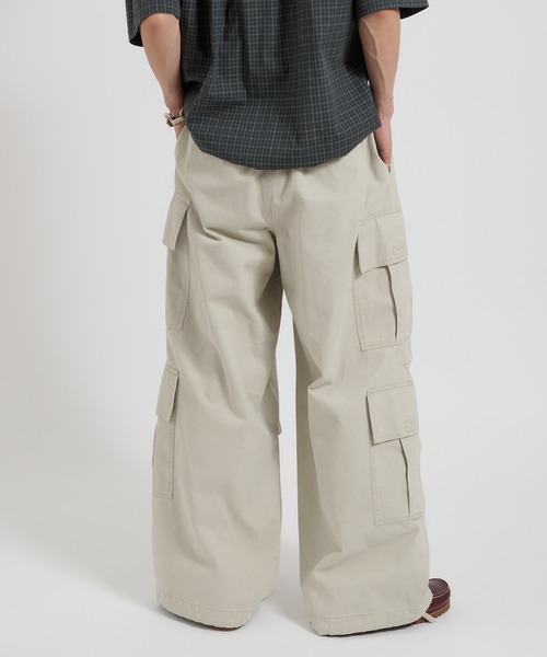 「Perushu」 カーゴパンツ LARGE ネイビー メンズ_画像2