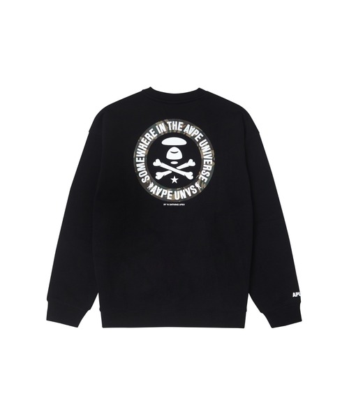 「AAPE BY A BATHING APE」 スウェットカットソー - アイボリー メンズ_画像6
