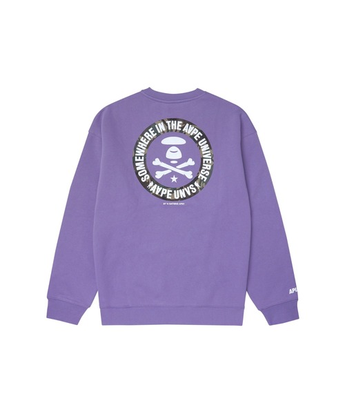 「AAPE BY A BATHING APE」 スウェットカットソー - アイボリー メンズ_画像9