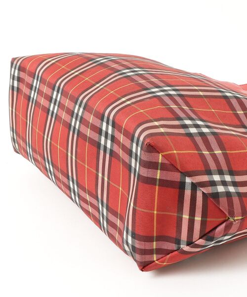 BURBERRY（バーバリー） ノバチェック柄 トートバッグ - レッド