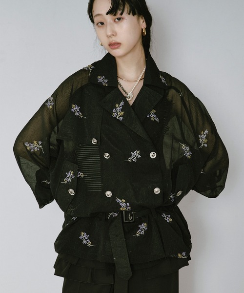 【美品】coach コーチ　トレンチコート　ブラック　Sサイズ COACH（コーチ） トレンチコート コート トレンチ コート レディース