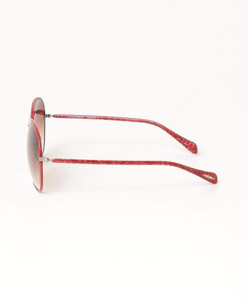 「OLIVER PEOPLES」 サングラス - レッド レディース_画像2