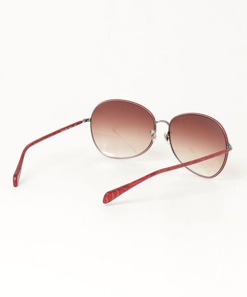 「OLIVER PEOPLES」 サングラス - レッド レディース_画像3