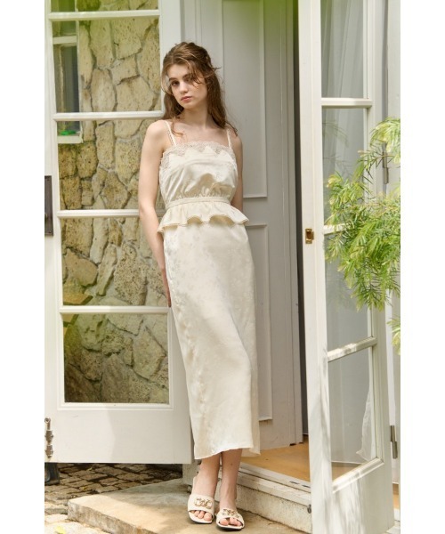ERADIE（エラディエ） ワンピース Satin Jacquard Camisole One-piece