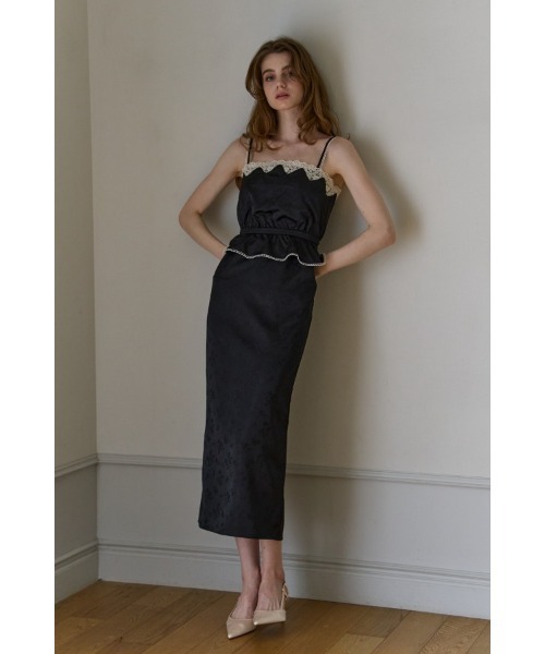 ERADIE（エラディエ） ワンピース Satin Jacquard Camisole One-piece