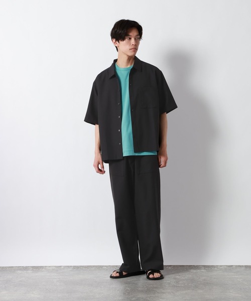 GLOBAL WORK（グローバルワーク） ワイドパンツ パンツ リネンブレンド