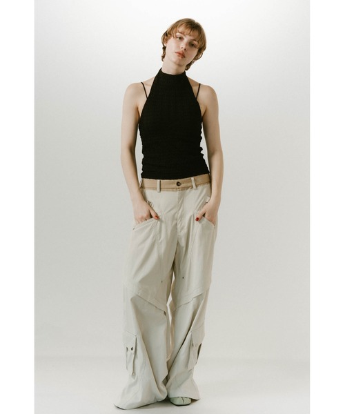 「Knuth Marf」 カーゴパンツ SMALL アイボリー レディース_画像2
