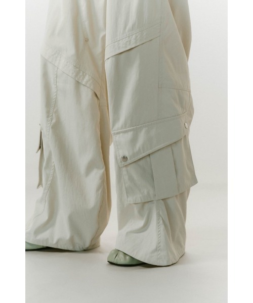 「Knuth Marf」 カーゴパンツ SMALL アイボリー レディース_画像6