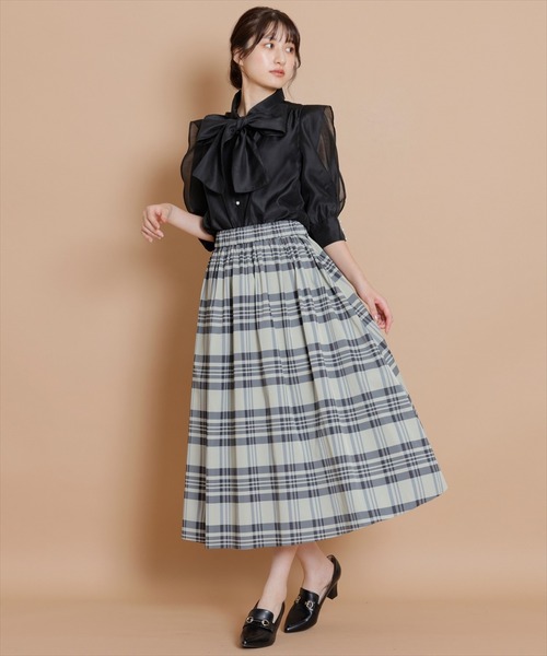 「SWINGLE」 ロングスカート MEDIUM ブラック レディース_画像2