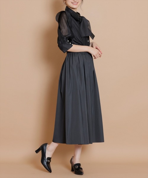 「SWINGLE」 ロングスカート MEDIUM ブラック レディース_画像10