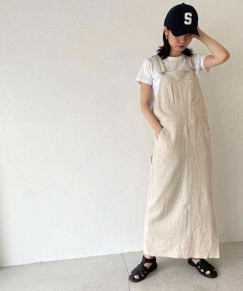 ワンピース ジャンパースカート Red Chop Works レッドチョップワークス リネンジャンパースカート Zozotown Paypayモール店 通販 Paypayモール