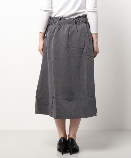 Lace Ladies（レースレディース） スカート Aライン ミモレ丈 細リボン