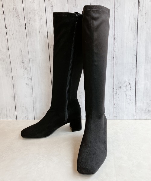 Noubel Voug Relax ブーツ ストレッチロングブーツ レディース