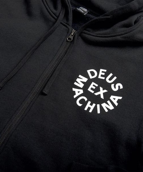 【DEUS】クラシックコレクションDEUSロゴフーディ DEUS EX MACHINA パーカー CIRCLE LOGO HOODIE メンズ