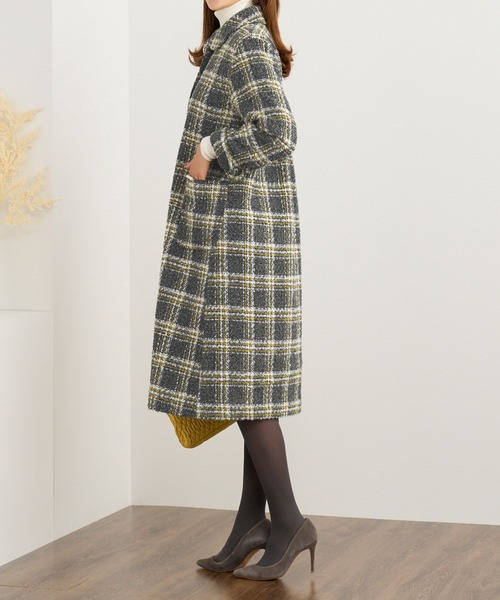 Prima Scherrer（プリマシェレル） コート アウター カラーチェック