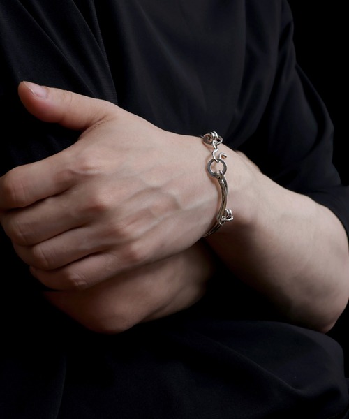 バングル 「YArKA/ヤーカ」assembly parts double line bangle 「tojir un」/多パーツダブルラインバングルの画像