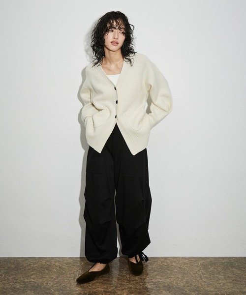 ADAM ET ROPE’ ストレッチベイカーパンツ　36 ADAM ET ROPE' パンツ ストレッチベイカーパンツ レディース