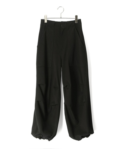 ADAM ET ROPE' パンツ ストレッチベイカーパンツ レディース