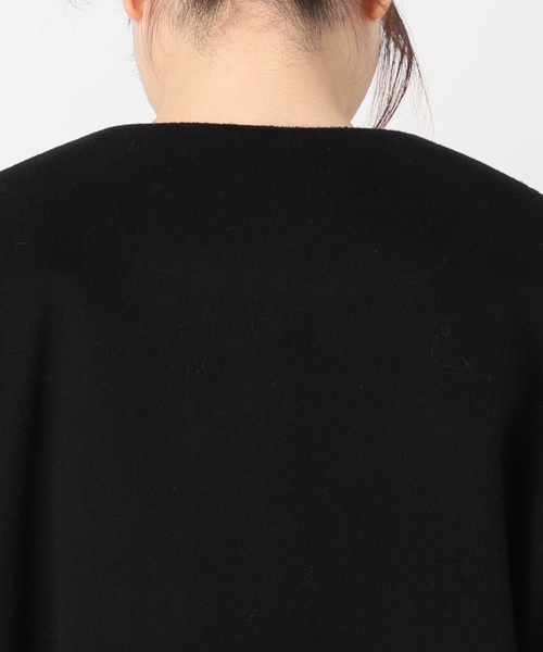 スーパーファインビーバークルーネックコート