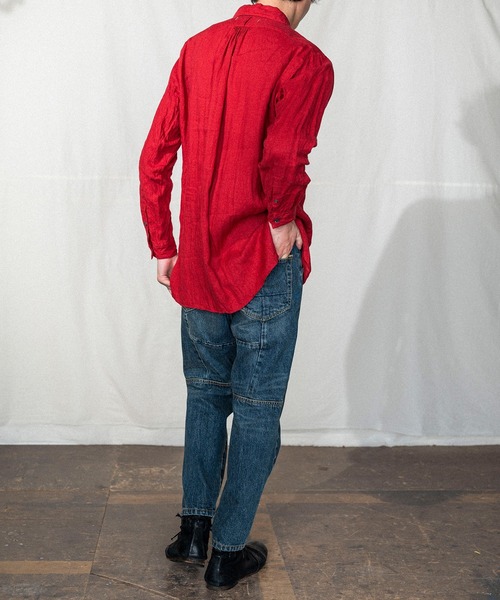 suzuki takayuki（スズキタカユキ） シャツ one-piece shawl-collar
