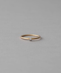 ete（エテ） 指輪 リング 「レイヤード」 K18YG ダイヤモンド リング