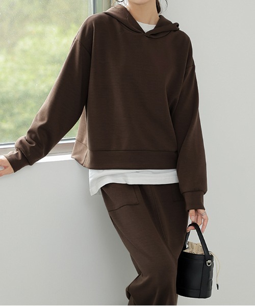 COCOMOMO トレーナー スウェット パーカー＆スカート リラクシー