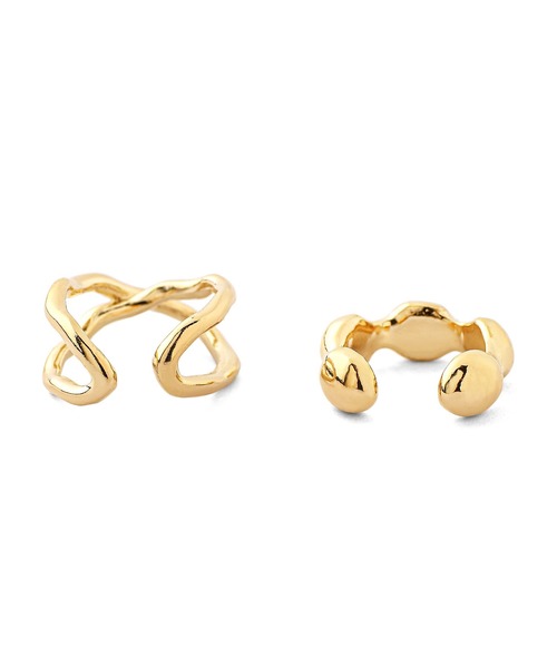 【値下げ】激レア　keto イヤーカフス ゆうパケット】イヤーカフ 金属アレルギー ニッケルフリー 18k