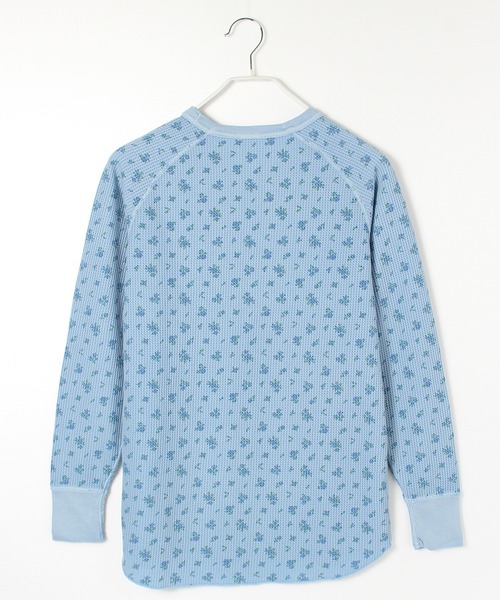 tシャツ 「JEMORGAN / ジェーイーモーガン」ワッフル花柄OVERDYEロングスリーブTシャツ（パック入り） レディース JEMORGAN tシャツ 「JEMORGAN / ジェーイーモーガン」ワッフル花