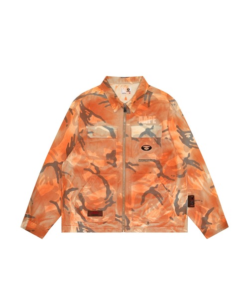 AAPE ナイロンモッズコート A BATHING APE ミリタリージャケット モッズコート AURORA SHARK